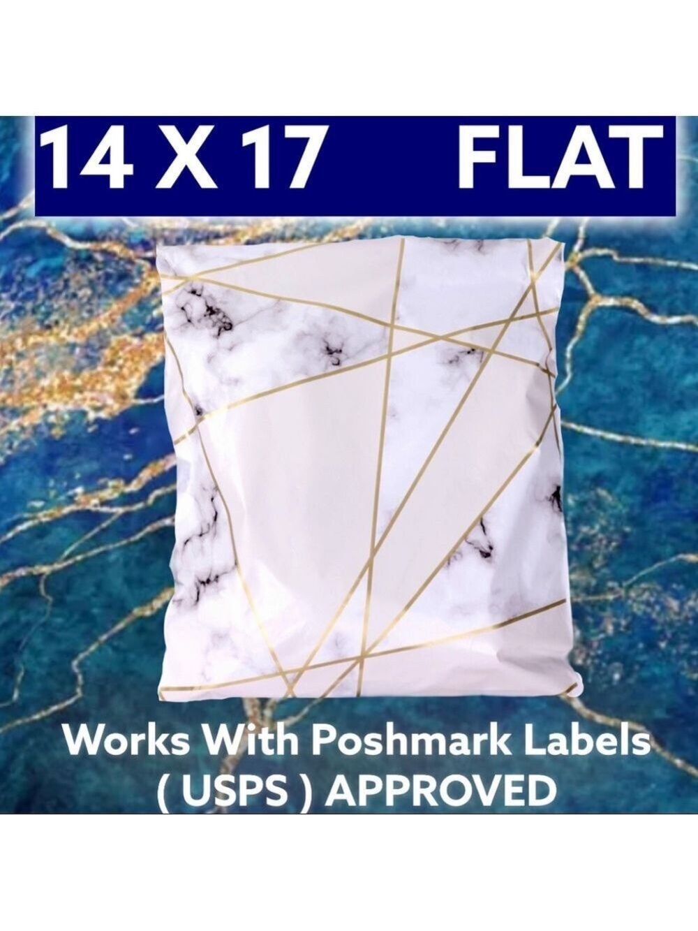 25 14X17 Marble Poly Mailers PRICE IS FIRM - Picture 7 of 11
